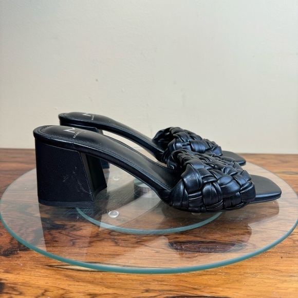 Marc Fisher Nahea Block Heel Sandals in black - Picture 6 of 16